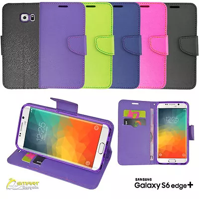 Cross Line Wallet Flip Case Cover For Samsung Galaxy S6 Edge Plus + • $6.99