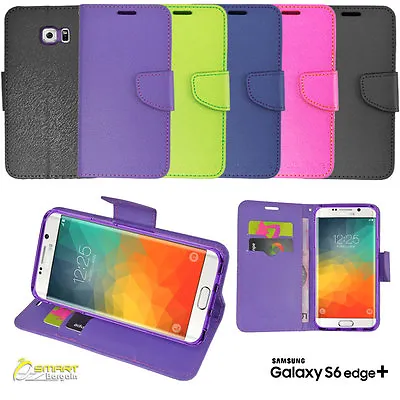 Cross Line Wallet Flip Case Cover For Samsung Galaxy S6 Edge S6 Edge + • $6.99