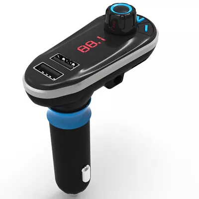 Cordless Cigarette Lighter Car Kit In-Car Bluetooth FM Transmitter Radio Adapter • $8.99