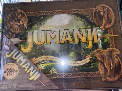 $34 • Buy Jumanji Game Wood New Sealed Board Game