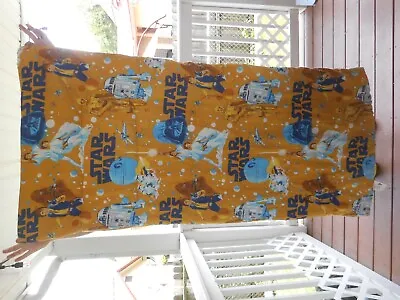 Vintage Star Wars Yellow Sleeping Bag Droids Luke Han Vader Leia Death Star • $50