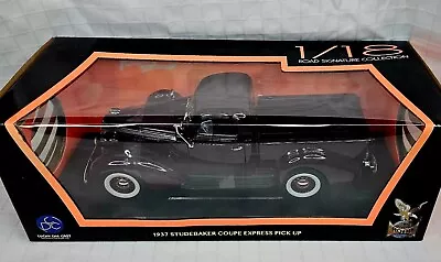 1937 STUDEBAKER COUPE EXPRESS PICKUP 1:18 Diecast Road Signature Burgundy NOS • $54.90