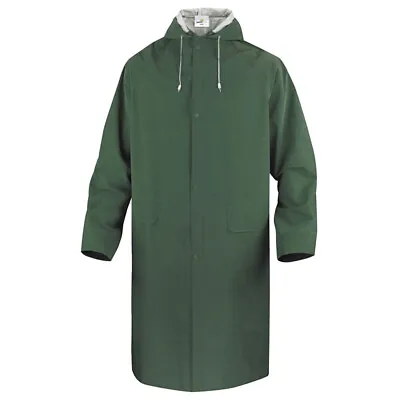 £14.95 • Buy Delta Plus Waterproof Work Trench Coat Mac Hooded Sealed Long Jacket (MA305)