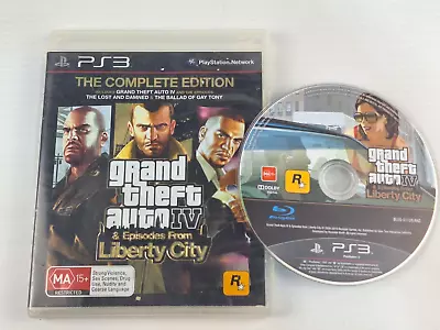 Grand Theft Auto IV & Episodes From Liberty City The Complete Edition PS3 PAL • $14.95