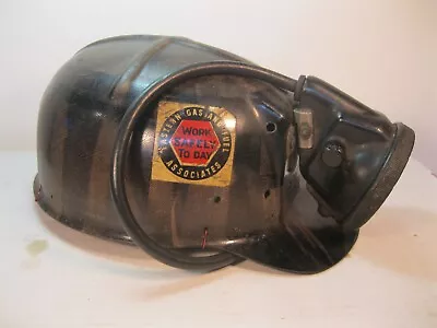 MSA Comfo Cap Tiger Stripe Coal Miner Hard Hat Mining Helmet Edison Safety Lamp • $277