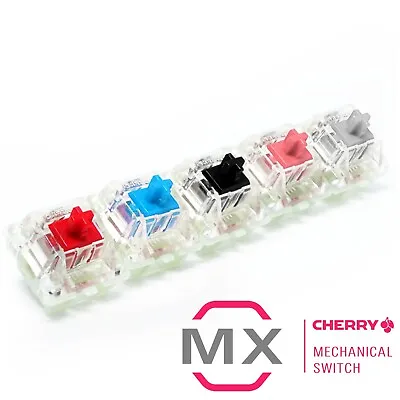 Cherry MX RGB Switches For Custom Mechanical Keyboards Krytox Lubed Or Stock Lot • £185.32