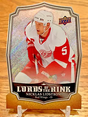 2014-15 UD Overtime NICKLAS LIDSTROM Lords Of The Rink #LR-24 Red Wings Card HOF • $1.82