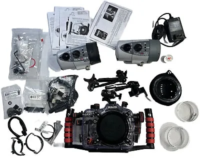 Ikelite Nikon D90 Underwater Waterproof Camera Housing 6809.1 & DS 160 161 Light • $1270.71