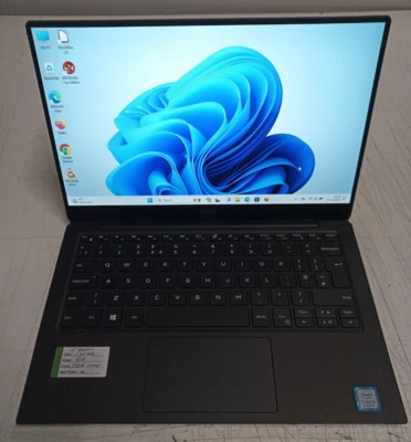 Dell XPS 13 9370 13.3  Laptop Core I5-8250U 8GB RAM 256GB SSD WIN11 • £219.99