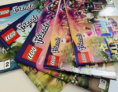 Lego Friends Bulk Instruction Booklets / Manuals X 5 • $27.50