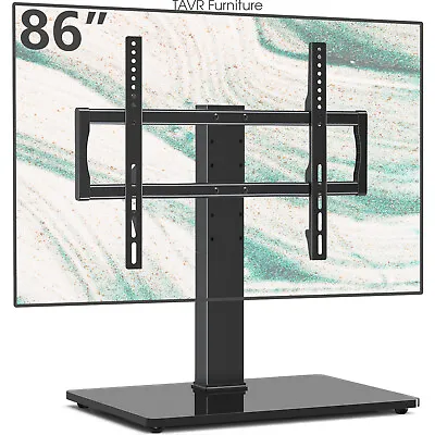 Swivel Universal Tabletop TV Stand Base With Mount For Most 50-85 Inch TV Device • $65.99