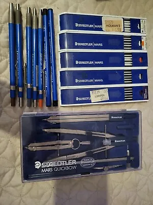 Staedtler Mars Lumograph Pencils & Leads Lot Vintage Pre Owned • $79.99