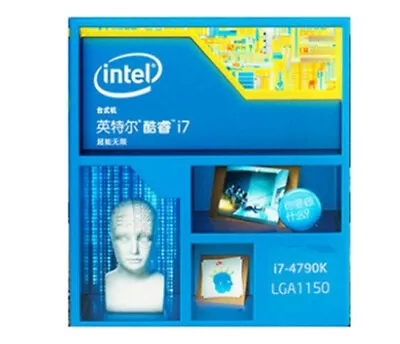 1PC  NEW  Intel I7 4790K Genuine Boxed Processor Cpu  #W7318  WX  • $905.06