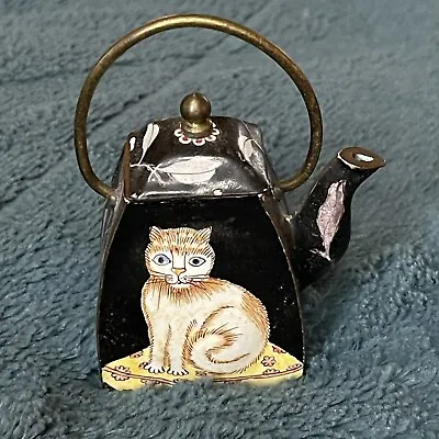 Empress Arts Collectible Decorative Miniature Teapot Cat • $25.20
