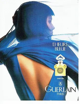 1994 Guerlain Advertising Advertising 0817 Perfume Frau L'Heure Bleue • $3.20