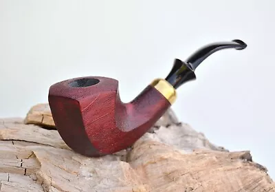 Mr. Brog Bent Pot Tobacco Smoking Pipe № 317 Vigour  Pear Wood Hand Made • $38