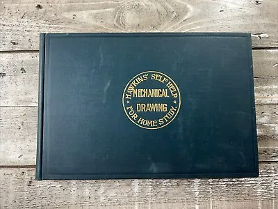 1902 Antique Industrial Arts Book  Self-Help Mechanical Drawing  Illustrated • $55