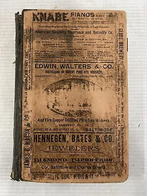 Antique Baltimore City Directory 1891 R.L. Polk - Very Rare • $199.99