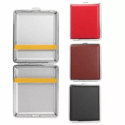 £4.49 • Buy Faux Leather Cigarette Case Straight Roll Up Pocket Size 3 Colour Uk Seller