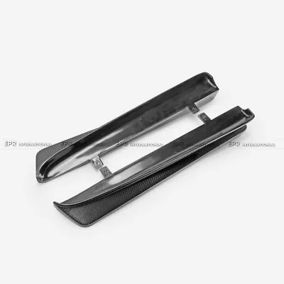 For Nissan R34 Skyline GTT 4door HSM-style Carbon Fiber Rear Bumper Spats Addon • $388.08