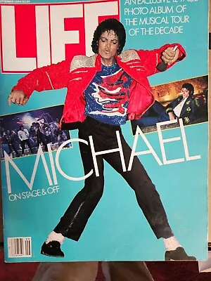 Life Magazine Michael Jackson Cover 12 Page Photo Concert Tour Album Sept 1984 • $9.99