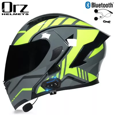 Bluetooth Modular Motorbike Helmet Unisex Racing Dual Visors Motocycle Helmets • $64.21