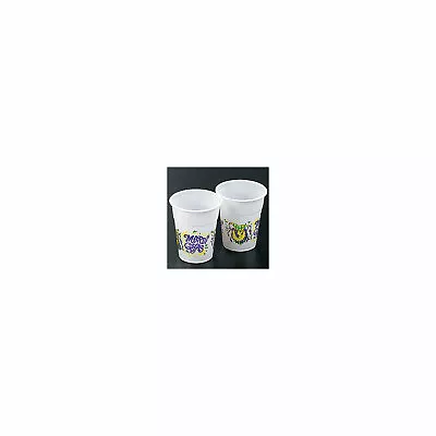 Mardi Gras Icon Plastic Cups Party Supplies 50 Pieces • $18.99