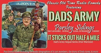 Dads Army Parsley Sidings It Sticks Out Half A Mile Radio Comedy MP3 DVD • £6.25