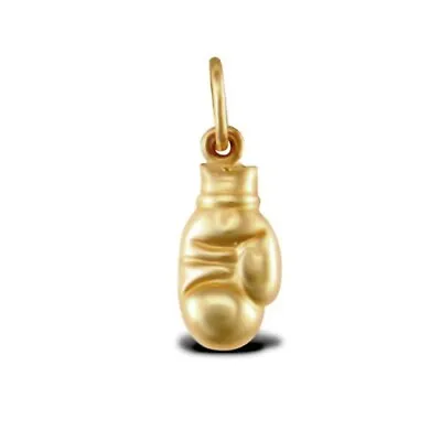 9ct Gold Boxing Glove Pendant 9ct Yellow Gold Boxer Charm Boxing Gift • £45