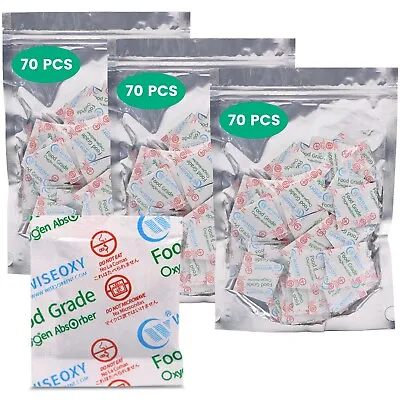 50CC 210 Packets Oxygen Absorbers For Food Storage For Long Term Food • $16.99