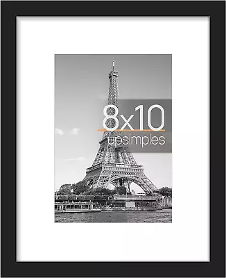 8X10 Picture Frame Display Pictures 5X7 With Mat Or 8X10 Without Mat Wall Hang • $7.78