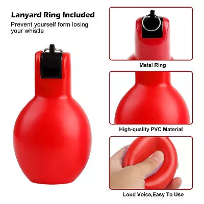 Squeeze Whistle For Coach Outdoor Physical Education Referee Teachers Sports • $19.99