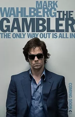 The Gambler Movie Poster - Mark Wahlberg Poster - 11 X 17 Inches • $13.96