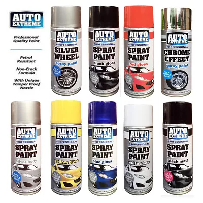 All Purpose Spray Paint Aerosol Auto Car Van Bike Matt Gloss Metal Wood Plastic • £9.99