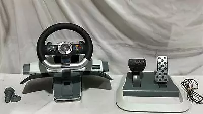 Microsoft Xbox 360 Racing Steering Wheel With Pedals  • $39.99