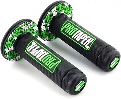 Handlebar Grips For Motorcycle Rubber Hand Grip Motocross Off Road Dirtbike • $11.96