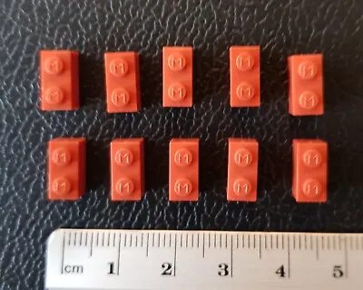 LEGO DENMARK VINTAGE MODULEX MINI LEGO 10 BRICKS 2x1 WITH M LOGO ON TOP • $2.50