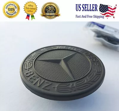 57mm AMG Matte Mercedes Benz Front Hood Emblem Badge ABCESSLSLK Class • $18.88