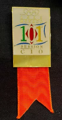 Monaco 1993 101st IOC Session Badge  Lowest ONE LISTED • $89