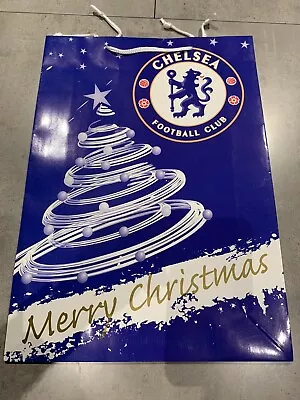 Chelsea Football Club Christmas Gift Bag  Swirly Tree Official Merchandise • £2.90