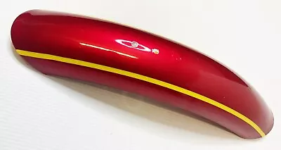 Vintage Schwinn 20  Front Fender Red W/ Yellow & Bracket Part No. 52 297 - Nos • $35.95