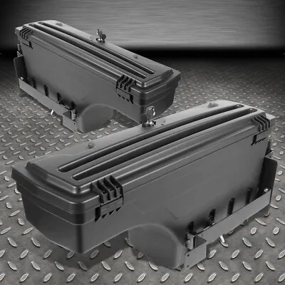 For 02-18 Dodge Ram 1500 2500 3500 Truck L+r Wheel Well Storage Tool Box W/lock • $165.88