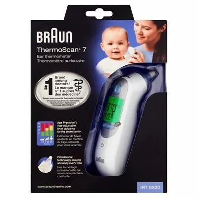 Braun Thermoscan 7 Ear Thermometer BRAND NEW • £24.99