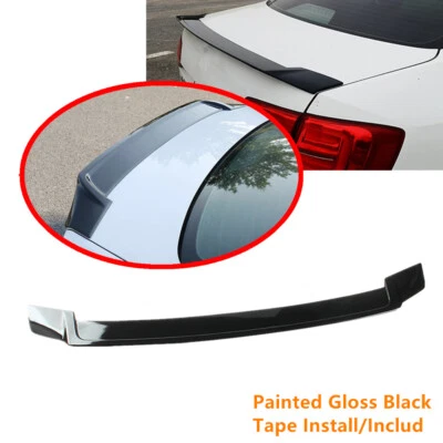 $69.99 • Buy Fit For VW Jetta MK6 2012-2018 Rear Trunk Lip Spoiler Wing Thai Style Black Trim