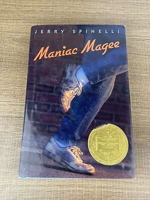 Maniac Magee (1990) Jerry Spinelli First Edition HC/DJ • $17.95