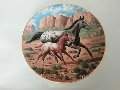 The Appaloosa W.S.George Purebred Horses Of The Americas Limited Edition  Plate • £10