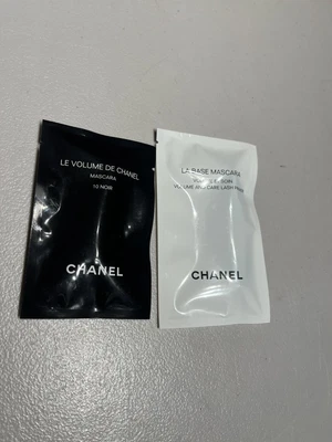 $9.07 • Buy  NEW 1 Chanel La Base Mascara & 1 Le Volume Mascara In Noir Set Sample Size 