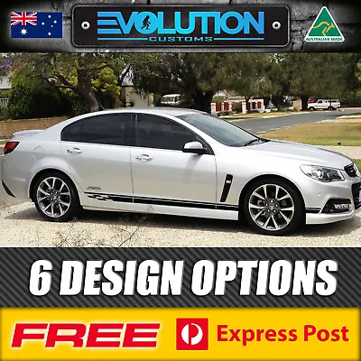 $69 • Buy Holden Commodore VF SEDAN & WAGON Side Stripes Track Decal Kit / SV6 SS HSV