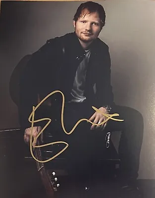 Ed Sheeran Signed Autographed 8x10 Color Photoc Re List NPB • $89.99