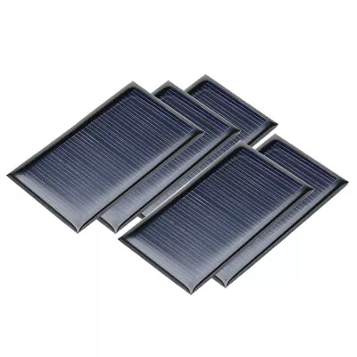 5Pcs 5V 70mA Mini Solar Cell Panel Module DIY For Light Charger 80mm X 45mm • £10.36